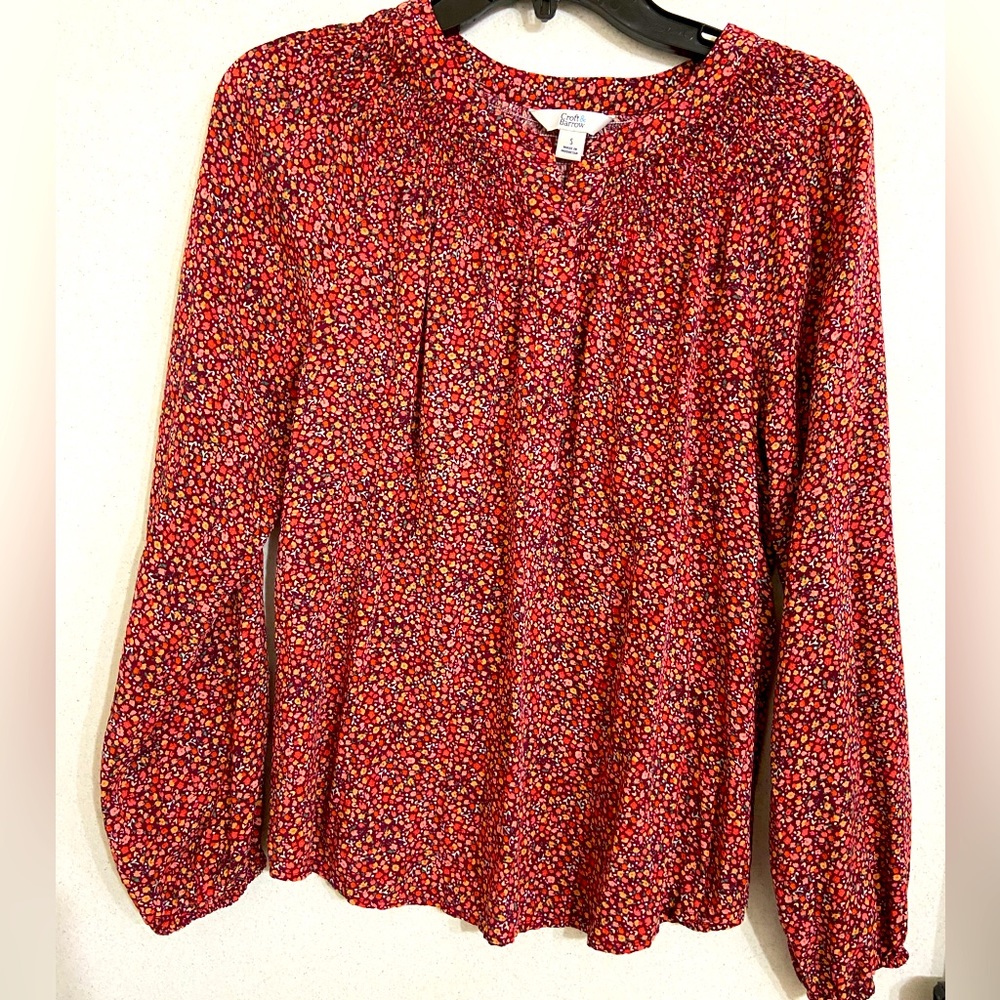 Croft & Barrow SZ S Spring Blouse